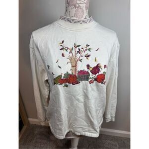 VTG Bobbie Brooks Autumn-Themed Sweatshirt – Size M